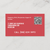 Doula Custom QR Visitenkarte (Rückseite)