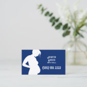 Doula Custom QR Visitenkarte (Stehend Vorderseite)