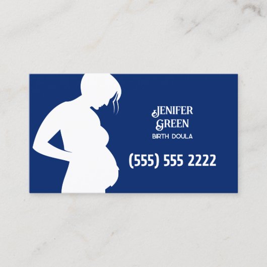Doula Custom QR Visitenkarte (Vorderseite)
