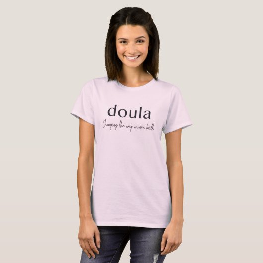 Doula, das den Weisen-Frauen-Geburts-T - Shirt (Vorne ganz)