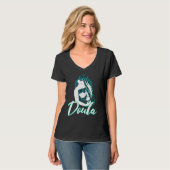Doula Flower Floral Birth Coach T-Shirt (Vorderseite Vollansicht)