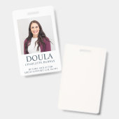 Doula Foto Ausweis (Vorder- & Rückseite)
