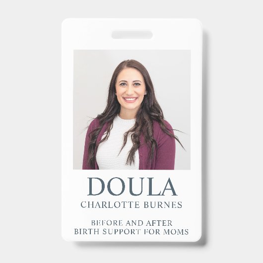 Doula Foto Ausweis (Vorderseite)