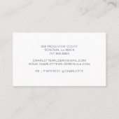 Doula Foto Birth Coach Visitenkarte (Rückseite)