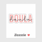 Doula, Geburtsdoula, Hebamme, Niedliche Doula-Gesc Aufkleber (Blatt)