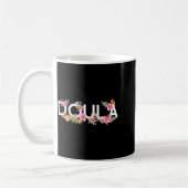 Doula Geburtshelferin Blume 1 Kaffeetasse (Links)