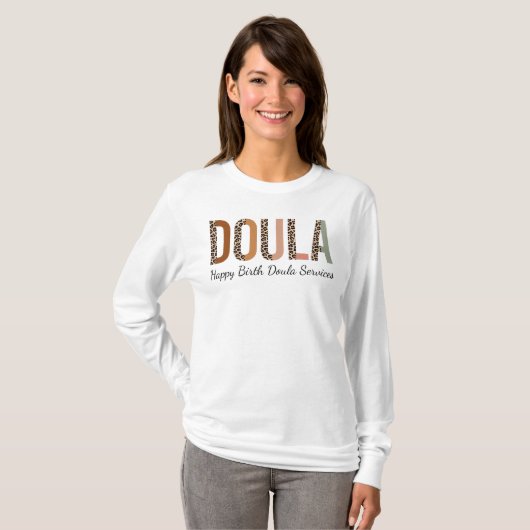Doula, Geschenk für Doula, Geburtsarbeiter, benutz T-Shirt (Vorne ganz)