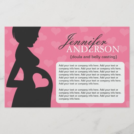Doula, Hebamme, Flyer von Bly Casting (Vorne)