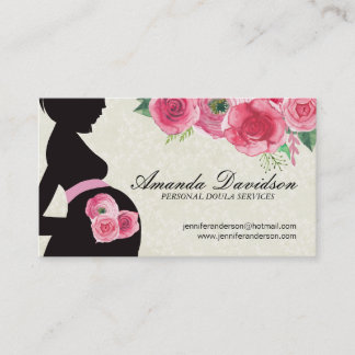 Doula, Hebamme-und Bauch Casting-Visitenkarten Visitenkarte