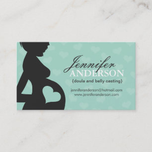 Doula, Hebamme-und Bauch Casting-Visitenkarten Visitenkarte