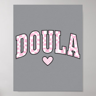 Doula Krankenpfleger-Team Kinderkrankenschwester R Poster