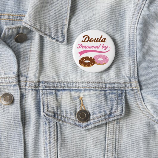 Doula lustiges Geschenk Button (Beispiel)