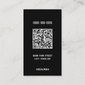 Doula Midfrau Custom QR Business Card Visitenkarte (Rückseite)