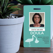 Doula Midfrau Foto Identification Stork Delivery Ausweis