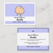 Doula Midfrau Kinderheilkunde Kinderbetreuung Kind Visitenkarte (Vorne/Hinten)