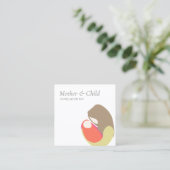 Doula Midfrau Nurse Quadratische Visitenkarte (Stehend Vorderseite)