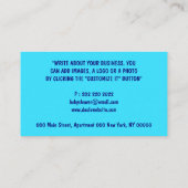 Doula New Baby Sleeping on Cloud Visitenkarte (Rückseite)