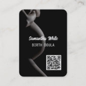 Doula QR Code Business Card Visitenkarte (Vorderseite)