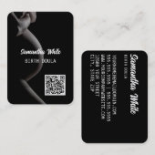 Doula QR Code Business Card Visitenkarte (Vorne/Hinten)