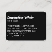 Doula QR Code Business Card Visitenkarte (Rückseite)