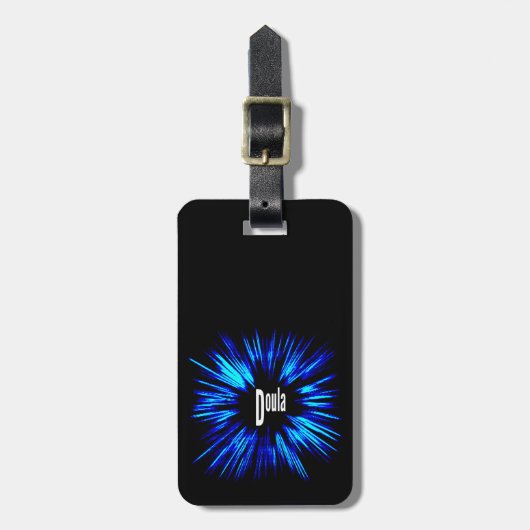 Doula-Star-Explosion Gepäckanhänger (Vorderseite vertikal)
