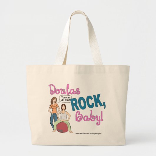 Doulas Felsen! Geschenke Jumbo Stoffbeutel (Vorne)
