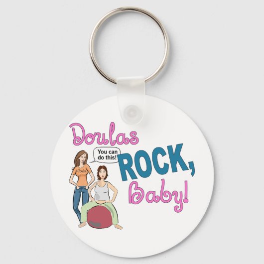 Doulas Rock! Geschenke Schlüsselanhänger (Vorderseite)