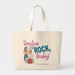 Doulas rocken! Geschenke Jumbo Stoffbeutel