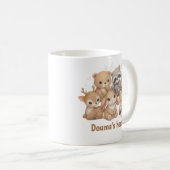Doumas Helden Süße Wasserfarbe Waldtiere Kaffeetasse (VorderseiteRechts)