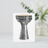 Doumbek Drum Postcard Darbuka Tombak Toubeleki Postkarte (Stehend Vorderseite)