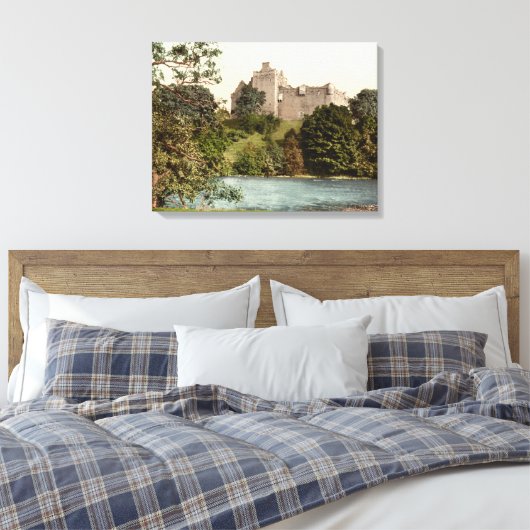 Doune Castle, Stirling, Scotland Canvas print Leinwanddruck (Insitu (Schlafzimmer))