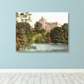 Doune Castle, Stirling, Scotland Canvas print Leinwanddruck (Insitu (Holzboden))