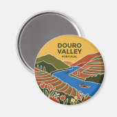 Douro-Tal Portugal Magnet (Vorderseite/Rückseite)