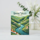 Douro-Tal Portugal Postkarte (Stehend Vorderseite)