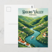 Douro-Tal Portugal Postkarte (Vorne/Hinten)