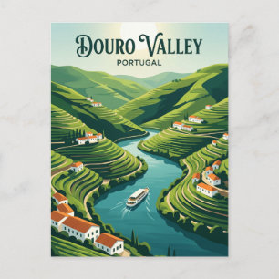 Douro-Tal Portugal Postkarte