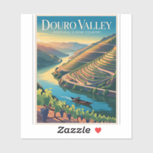 Douro Valley Portugal Aufkleber