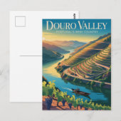 Douro Valley Portugal Postkarte (Vorne/Hinten)