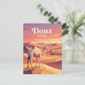 Douz, Tunesien Postkarte (Stehend Vorderseite)