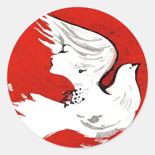Dove a Women ~ Stickers (Vorderseite)