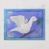 Dove and Olive Branch by Ian Roz Postkarte (Vorderseite)