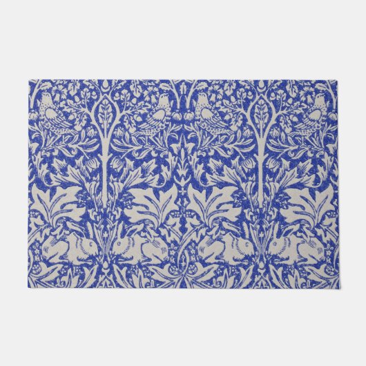 Dove and Rabbit, William Morris Fußmatte (Vorderseite)