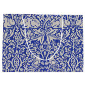Dove and Rabbit, William Morris große Geschenktasc Geschenktüte (Rückseite)