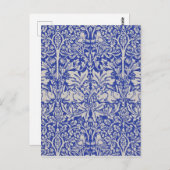 Dove and Rabbit, William Morris Postkarte (Vorne/Hinten)