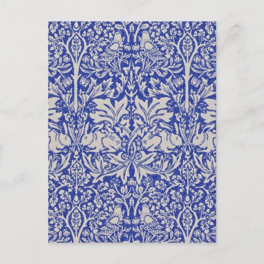 Dove and Rabbit, William Morris Postkarte (Vorderseite)