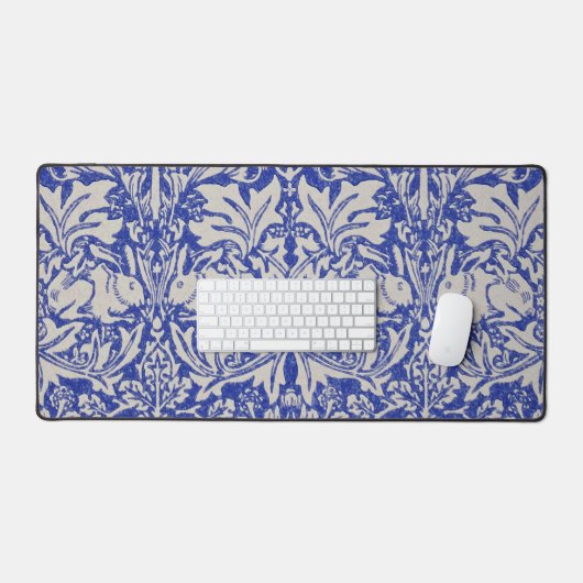 Dove and Rabbit, William Morris Schreibtischunterlage (Tastatur & Maus)