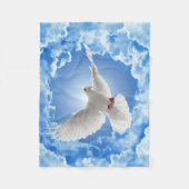 Dove Baby Blanket Fleecedecke (Vorderseite)