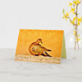 Dove Beauty Karte (Gelbe Blume)