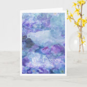 Dove Beileid Karte (Gelbe Blume)