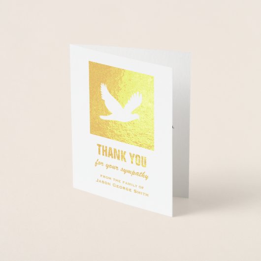 Dove Beileid Vielen Dank, dass Sie eine Karte auf (Vorderseite)